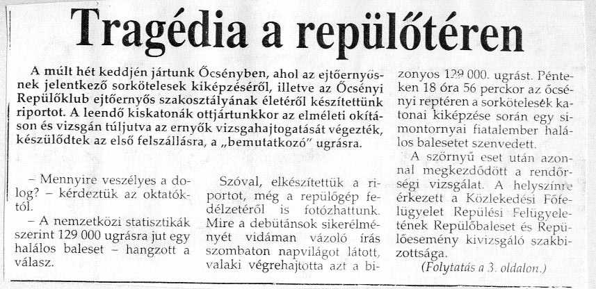 C073_1 Tragedia a repuloteren