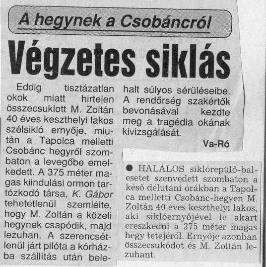 C108. Vegzetes siklas