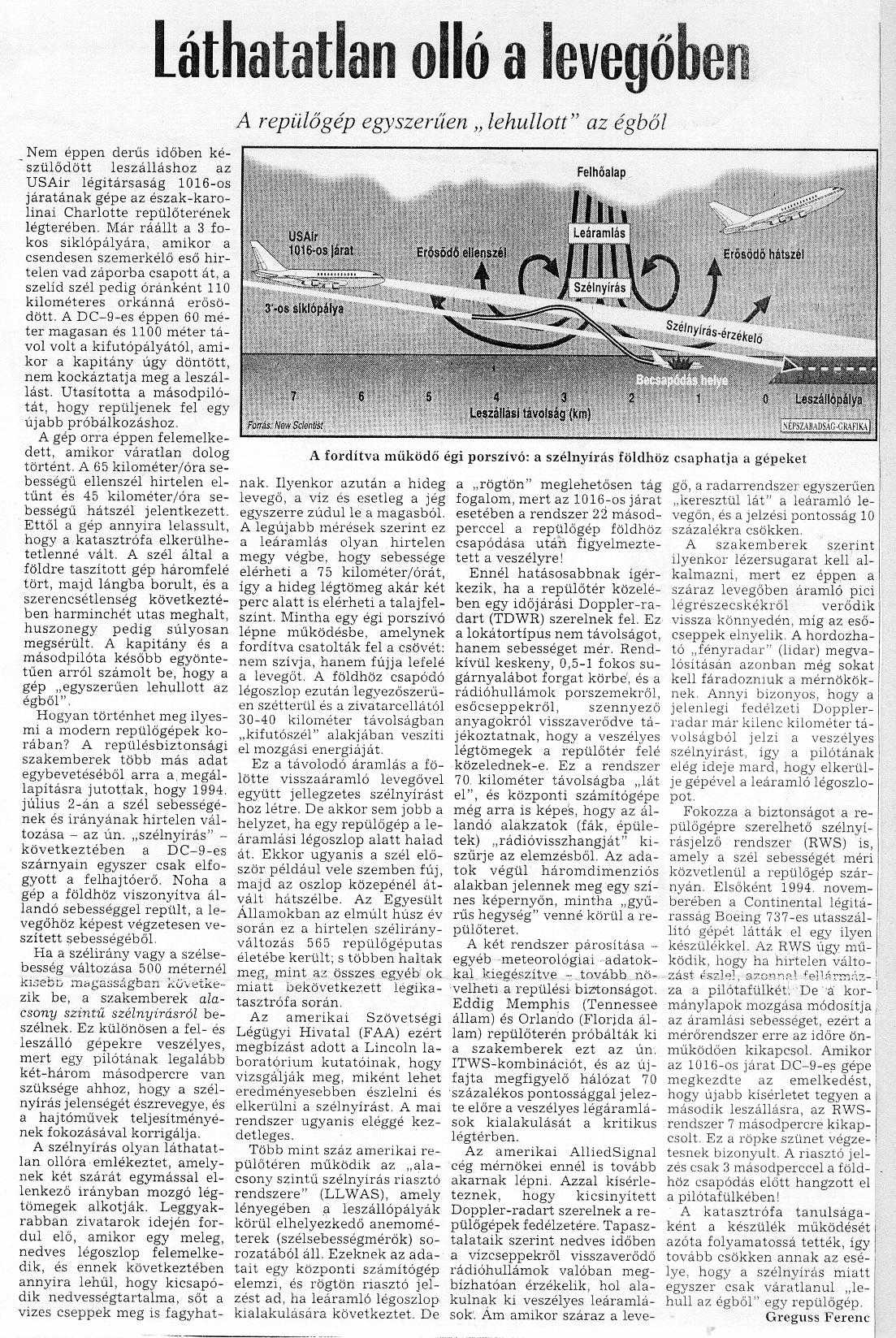 C109. Lathatatlan ollo a levegoben