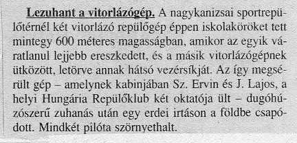 C117. Baleseti hirek