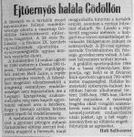 C172. Eje. baleset Godollo