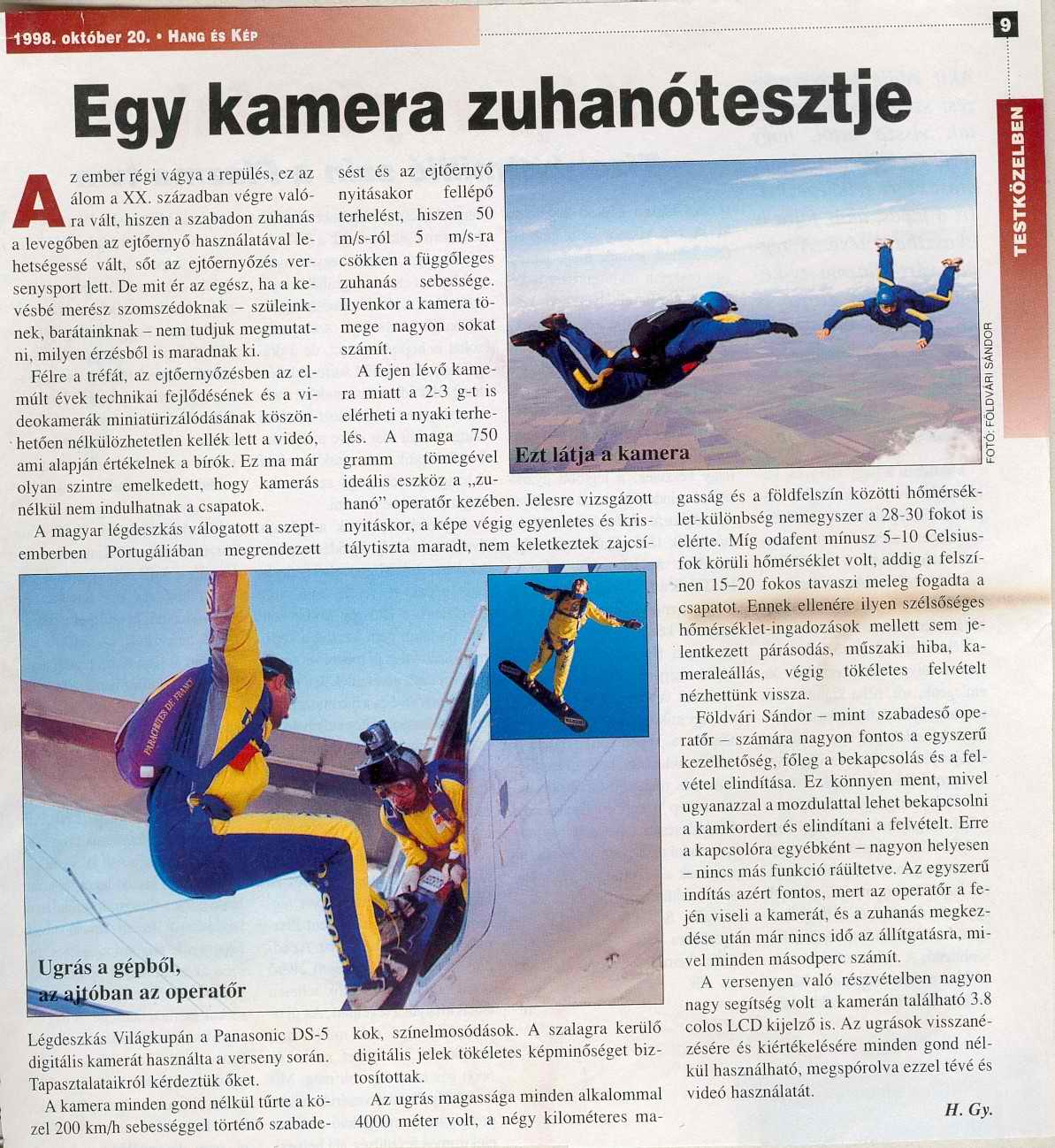 C310. Zuhano kamera