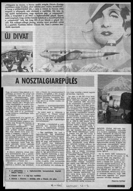 C89-90.032. Nosztalgia repules