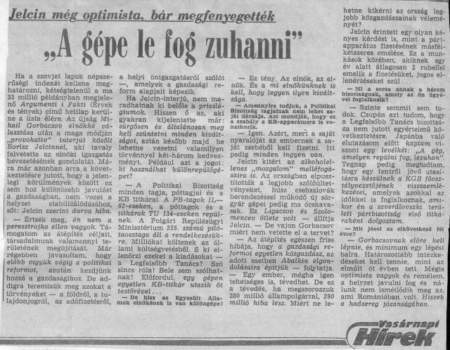 C89-90.084. Az elnok kulongepe